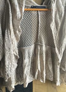 Lightweight Lace Knit Shrug