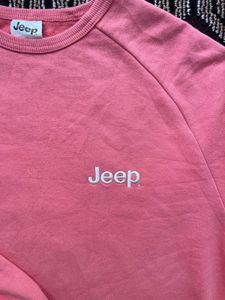 Jeep Adventure Guaranteed Vintage Pink Raglan Crew
