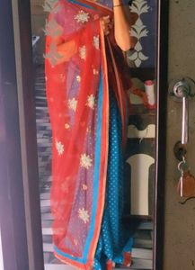 Ethinic wonderful Saree....!!! with 34 bust blouse