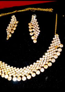 Stunning CZ Necklace &amp; Earring Set