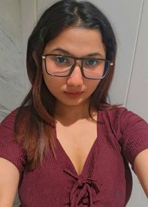 Burgundy V-Neck Tie Top