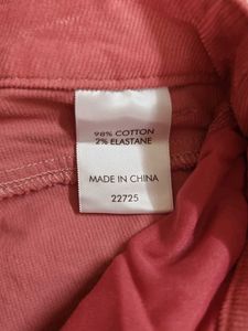 New Pink Corduroy Pants