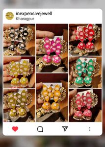 Beautiful Minakari Earings
