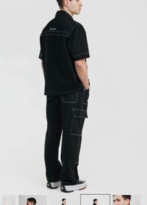 Unused Topstitched Denim Shirt