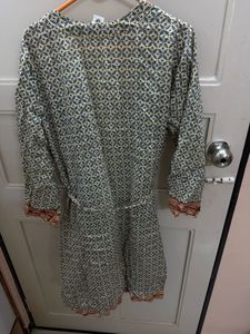 Boho Print Kimono Cotton Shrug
