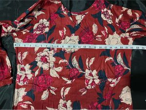 Boho Floral Print Kurti
