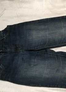 vintage Blue Denim washed jeans