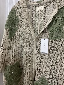 WESTSSIDE Crocheted Knit Cardigan or shirt