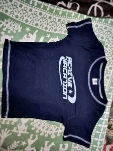 Navy Blue "Active Vacation" T-Shirt