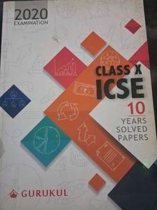 ICSE Previous Year Solved Papers Books Class 10