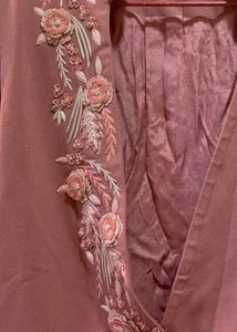 Embroidered Pink Blazer
