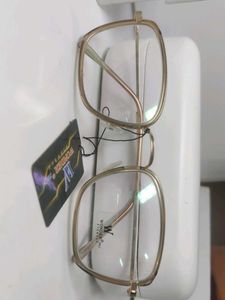 Gold Square Frame Eyeglasses