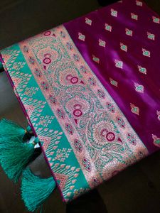 New Banarasi Satin Silk Saree