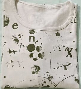 Unique Graphic Print Long Sleeve Top
