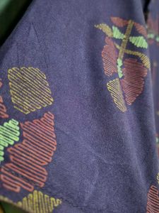 Purple Printed Kurta
