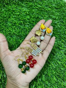 Set Of 5 Earrings