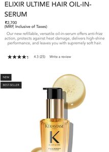 Kerastase Elixir Ultime Hair Oil