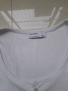 White Knitted Top