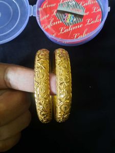 Elegant Gold-Plated Bangles