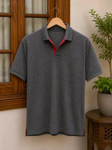 Men's Patterned Polo Shirt