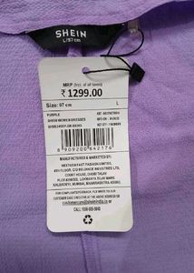 Chic Lavender Wrap Dress