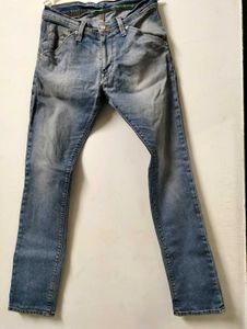 Vintage Light Wash Denim Jeans