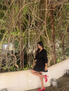 Chic Black Tiered Mini Dress