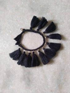 Black Tassel Bracelet