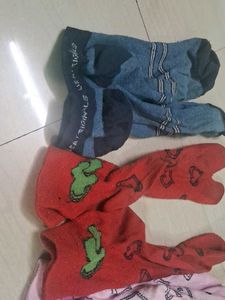 Assorted Cozy Socks Lot of 4