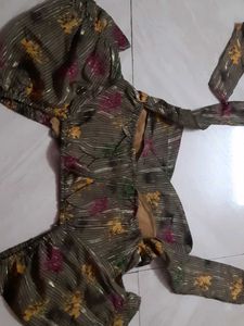 Stylish Floral Print crop top