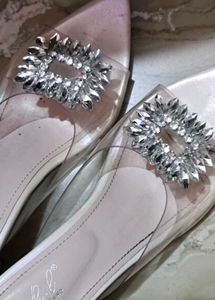 Sparkling Pointed Toe Heels