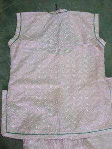 Light Pink Chikankari Lehenga Set