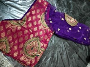 New, Unused Banarasi Pattu Blouse