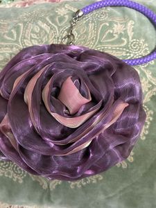 Unique Rose-Shaped Clutch Bag