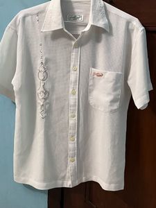 Crocodile Button-Down Shirt