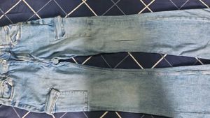 H&amp;M Light Wash bootcut Cargo Jeans