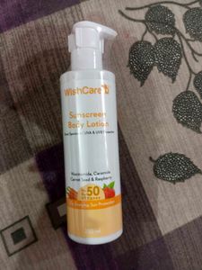 WishCare Sunscreen Body Lotion SPF 50