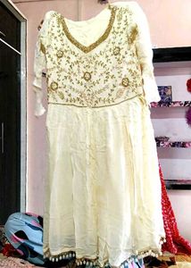 Elegant White Kurta Set with Dupatta