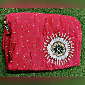 New Bride Red Saree