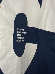 Men's Navy Blue Graphic Print Shirt