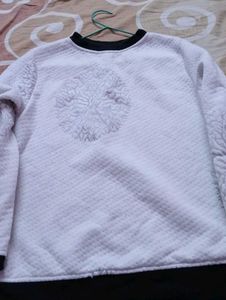 Elegant Textured Long Sleeve Top