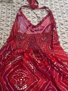 chatpati halter neck kurti