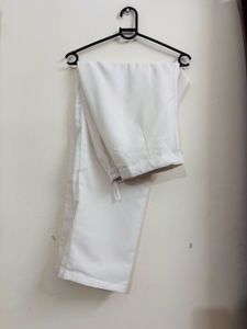 Chic White Tunic with Gold Embellishments