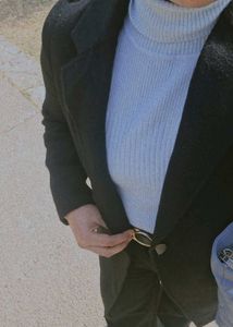 woman Black Long Coat