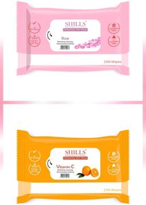 Shills Professional Wet Wipes Pack Of 2(50 Pieces)
