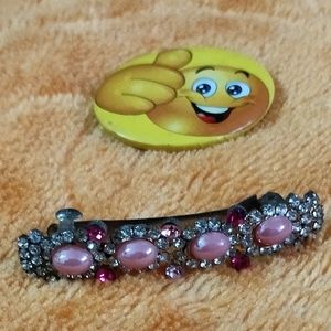 💝 PINK COLOR HAIR CLIP🤩