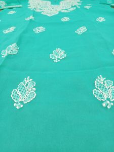 Chikankari Kurti Without Glass Work