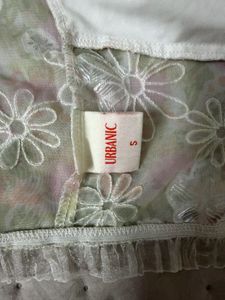 Urbanic - Floral Lace Corset Style Top