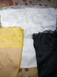 Lace Trim Cleavage Covers - Set of 3
