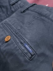 Gant Men's Dark Blue Casual Pants
